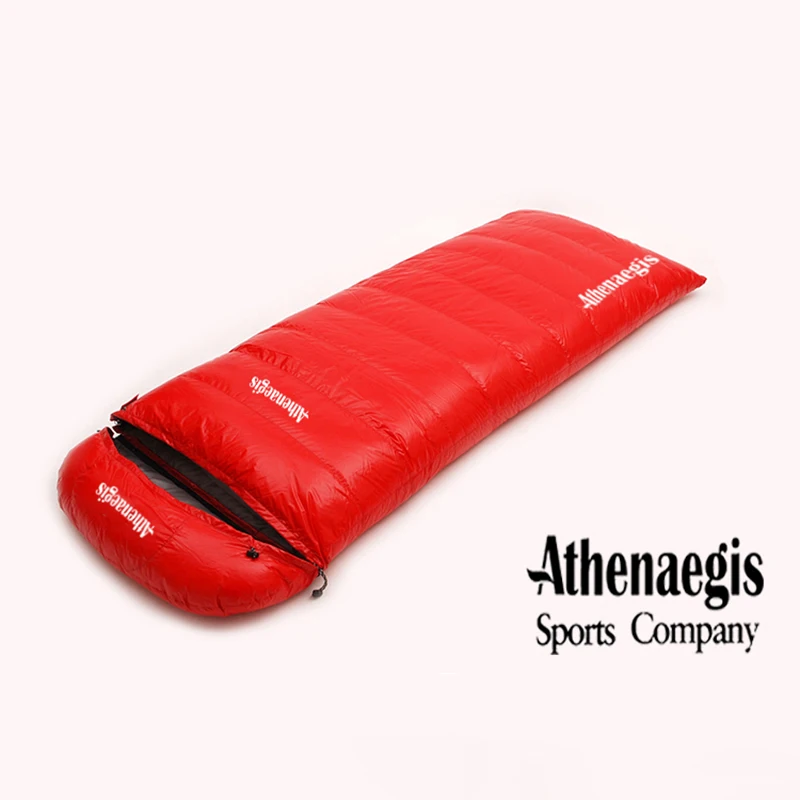 Ultra-Light White Goose Down 400g/600g/800g/1000g Filling Can Be Spliced Envelope Adult Breathable Sleeping Bag