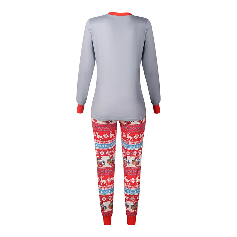 Rocwickline New Autumn & Winter Women's Pajamas Christmas Cotton Patchwork Normcore/Minimalist Vacation style Loose Pajamas