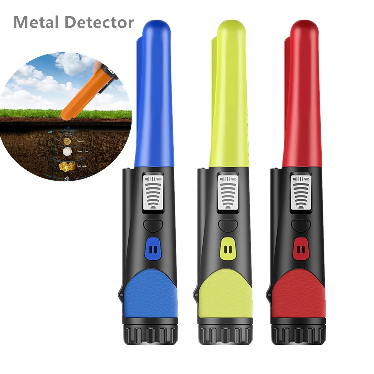 Powerful High end Metal Detectors Waterproof Gold Detector Metal Monitor Finder GP-Pointer Garden Detecting Mining Hunter signal