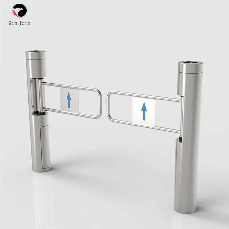 Fine Dual Swing Barrier for access control Shopping mall supermarket,subway use Pedestrian disorder,barrier gate customizable