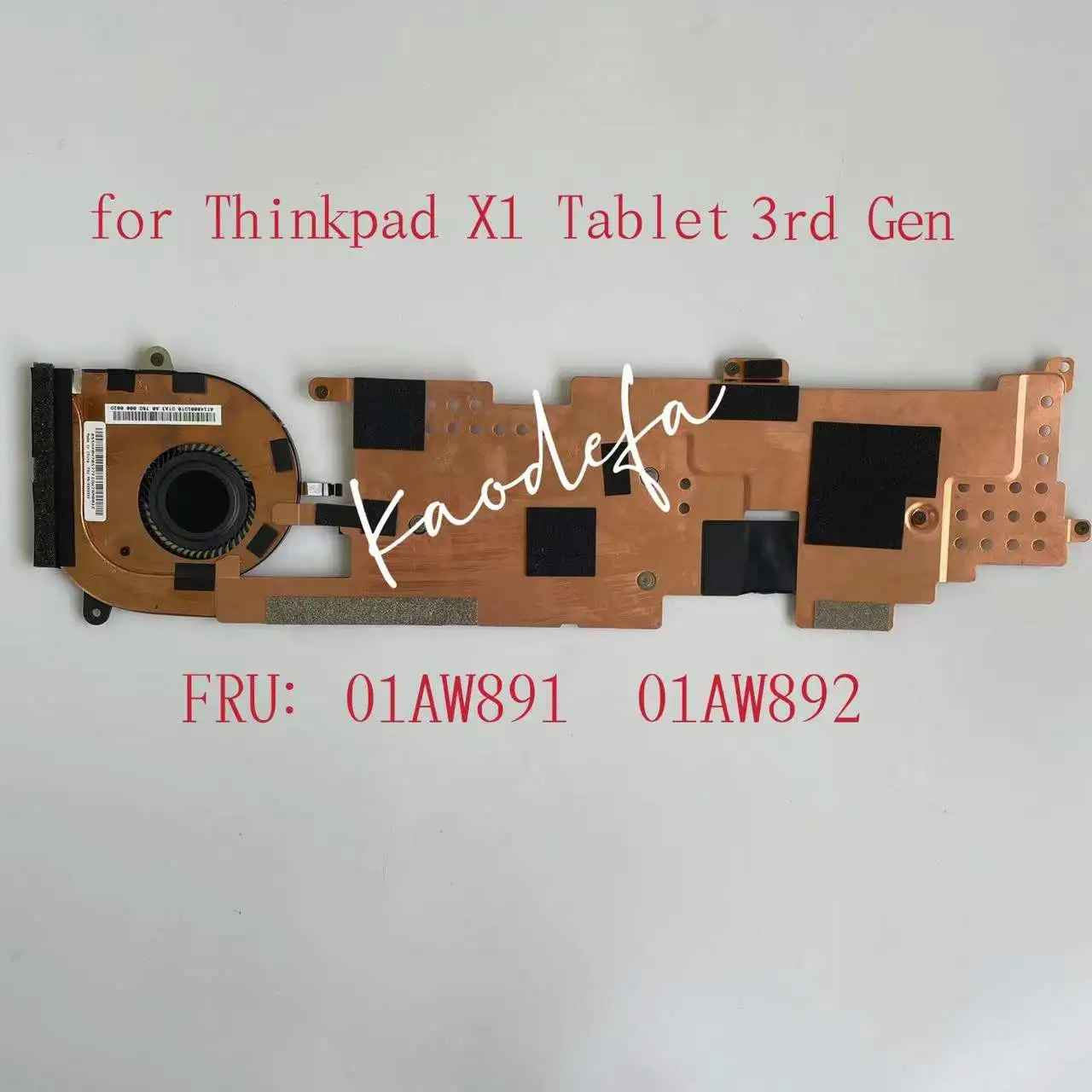 For Lenovo Thinkpad X1 Tablet 3rd Gen Laptop FAN 20KJ 20KK FRU 01AW891 01AW892 100% Test Ok