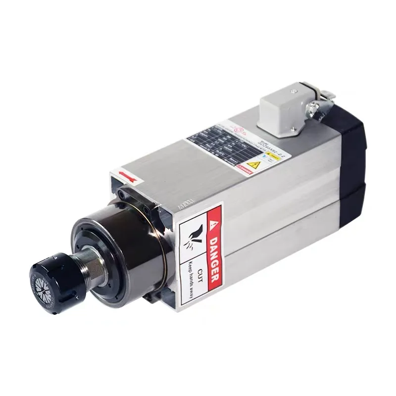 GDZ93X82 GDZ80F motore mandrino raffreddato ad aria 2.2kw 1.5kw 4.5kw 3.5kw ER20 ER25 per fresatrice per incisione