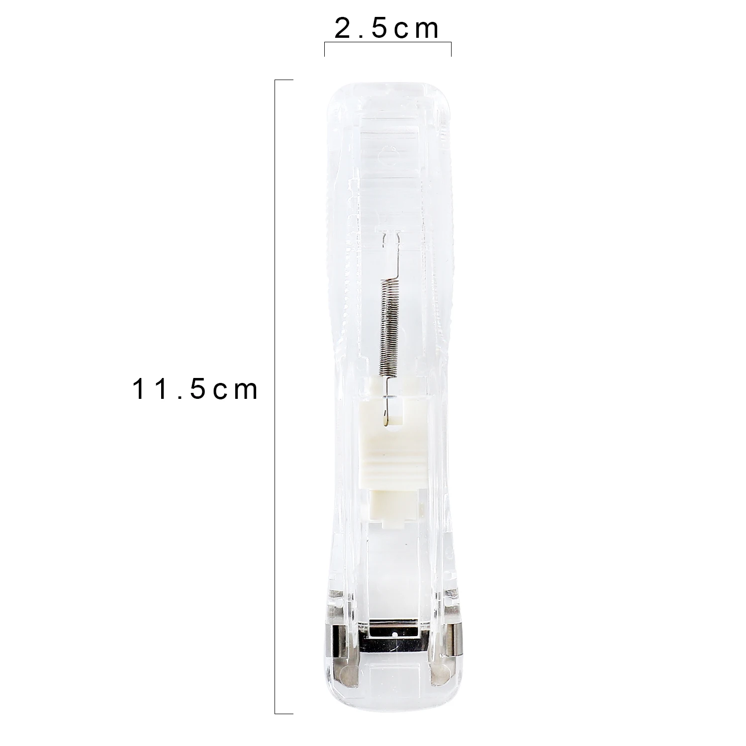 Hand Paper Clipper With Refills Metal Paper Clips For Document Binding Stationery 40 pages Folder Paperless Clip H0544