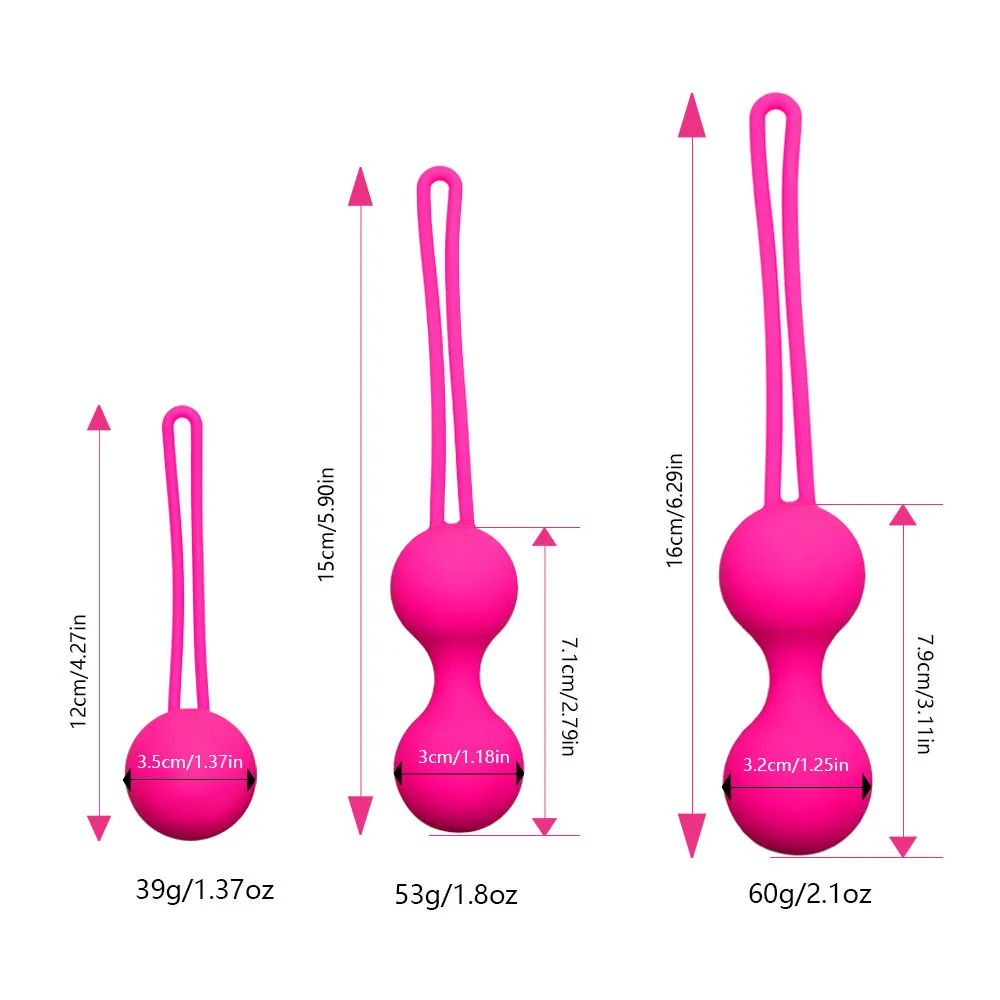 Vaginal Balls Trainer Sex Toys for Woman Safe Silicone Vaginal Chinese Balls Ben 10 Kegel Balls sex toys Tightening Exerciser