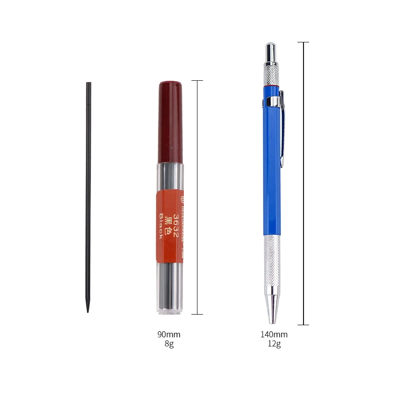 DEDEDEPRAISE Replaceable 2.0mm Mechanical/Automatic Colored Pencil Leads/Refills/Core Activity Pencil 36 Colors Refills Writing