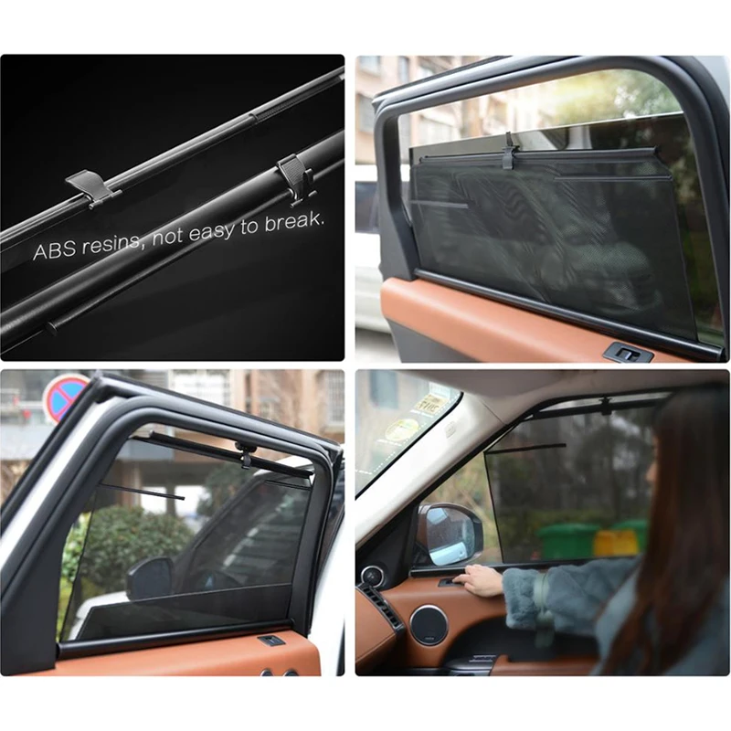 For AUDI Q5/L Car Special Sun Shade Side Window Automatic Lifting Sunshade Sunscreen Insulation Telescopic Curtains