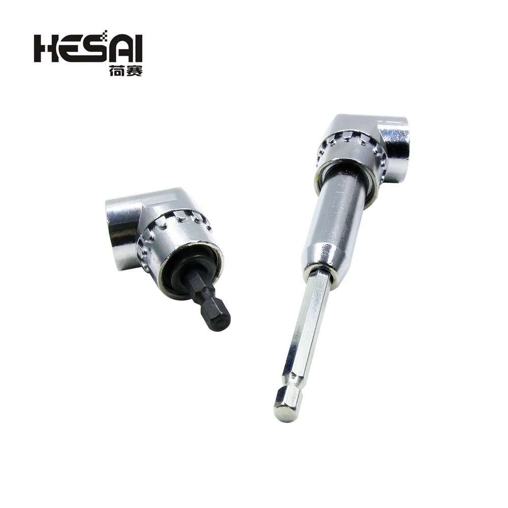 105 Degree Angle Screwdriver Set Holder Adapter Adjustable Bits Nozzles Angle Screw Driver Tool 1/4" Inch Magnetic Angle Driver