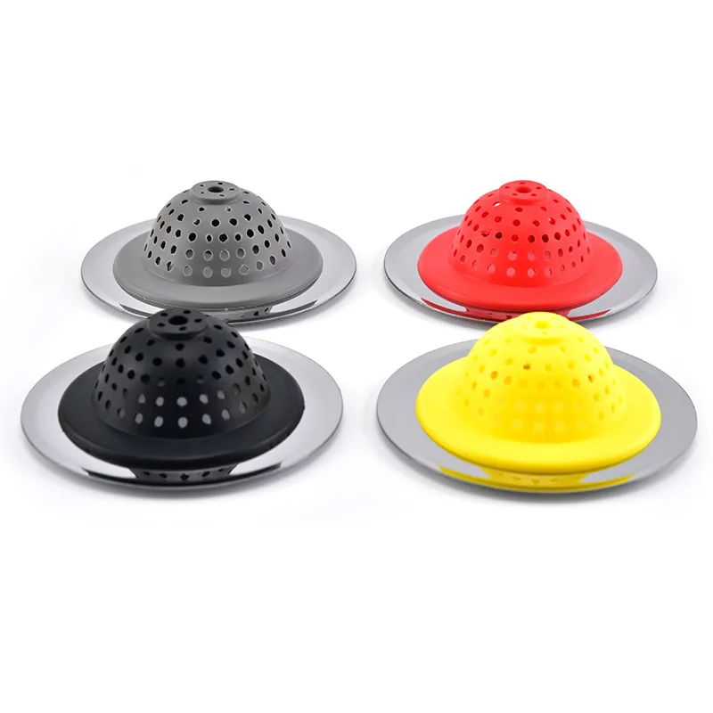 Kitchen Bathroom Sink Strainer Filter Drain Hair Catcher Bath Stopper Plug Filter Shower Cover