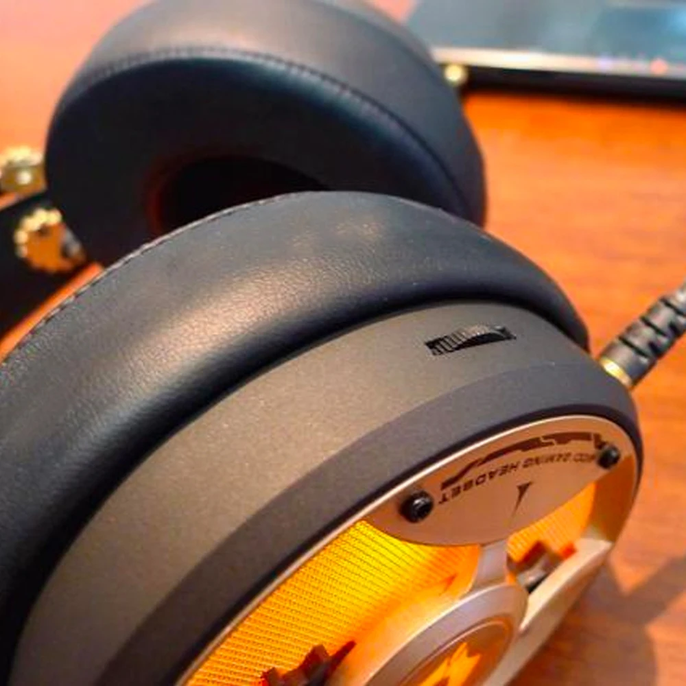 Vervanging Oorkussens Voor Bloody M660 M-660 M 660 Headset Onderdelen Lederen Kussen Fluwelen Oorbeschermer Headset Sleeve Cover