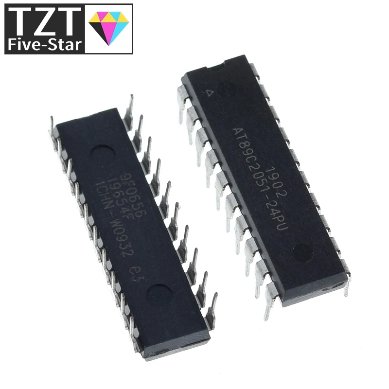 1/3 Stück AT89C2051-24PU AT89C2051 Spannungsreglermodul – Detail 6