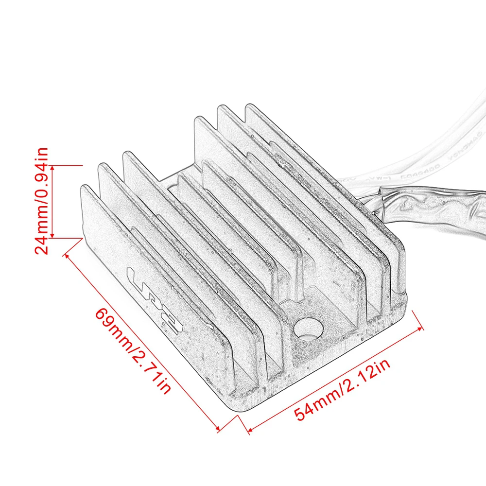 5H0-81960-A0 Regulator Rectifier For Yamaha TZR125 RD125LC RZ125 SR125 SR185 1981-1994 For TZR RZ SR 125 185 RD 125LC 1982 1983