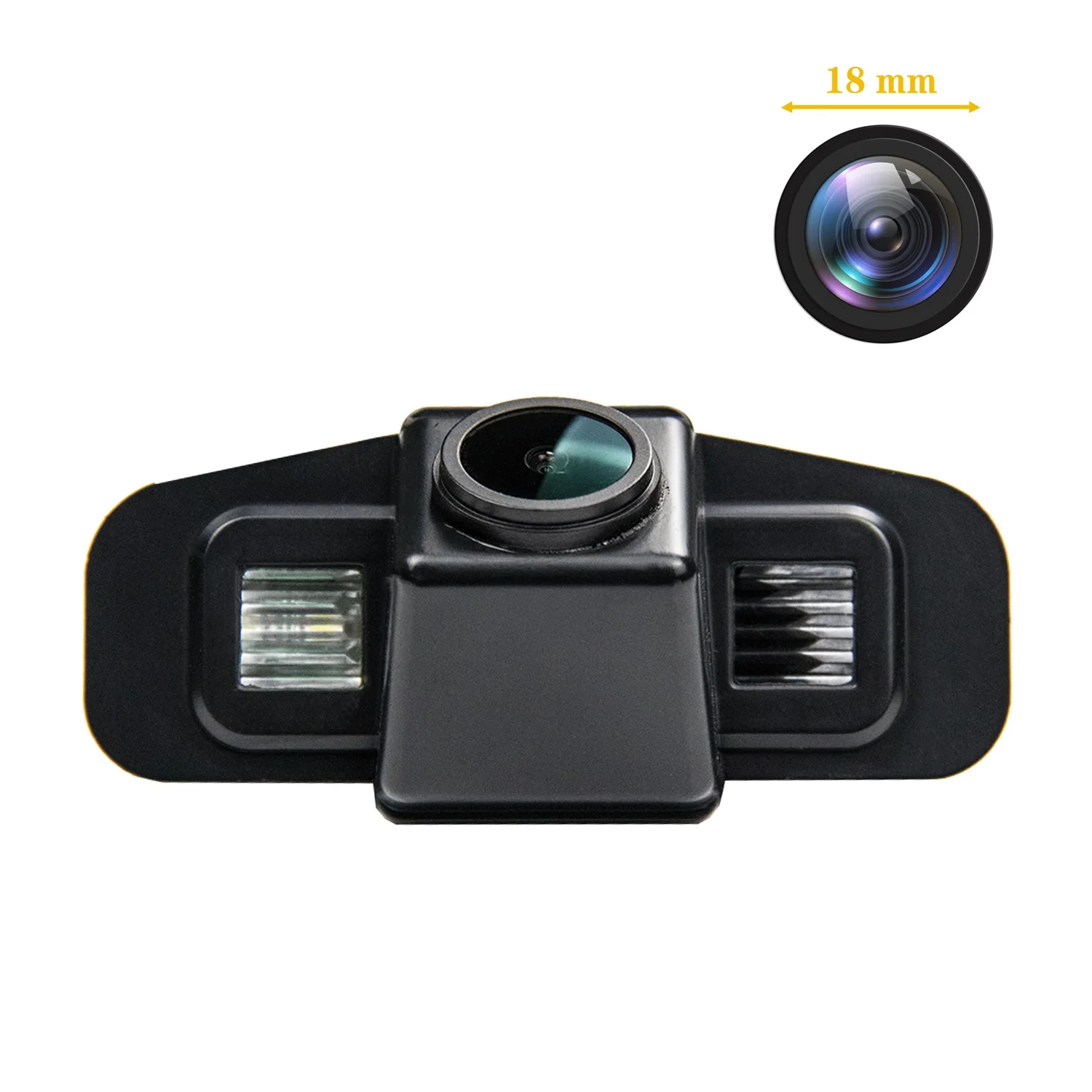 Misayaee Free Filter HD 1280 * 720P Car Rear View Camera Plate Light for Honda Spirior / Inspire 2008~2012 Night Vision