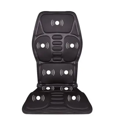 Car Home Office Full-Body Massage Cushion.Heat Vibrate Mattress.Back Neck Massage Chair Massage Relaxation Car Seat 12V