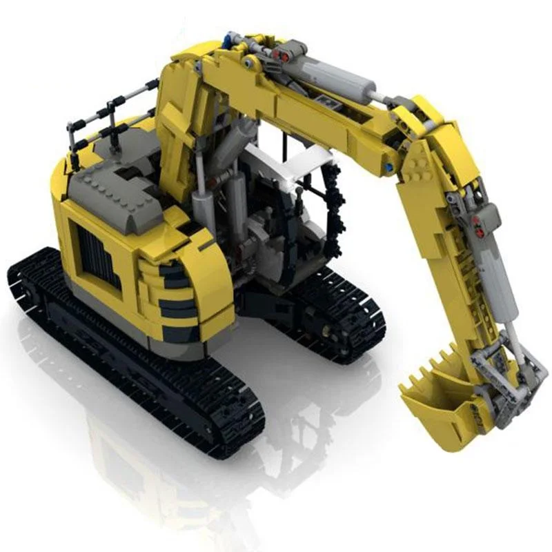 New RC Function Excavator City Construction Car Educational DIY Model Bricks MOC-10394 Building Blocks Toys for Kids Gifts