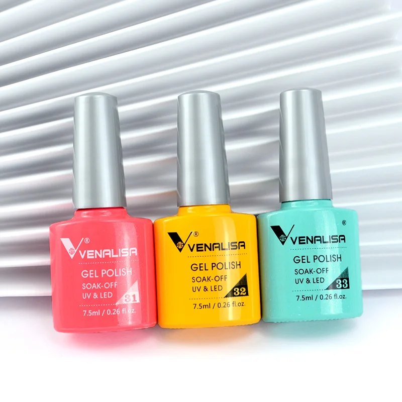 Luxury Color Nail Gel Venalisa Gel Nail Polish Lacquer Soak Off UV LED Long Lasting Nail Gel Varnish Good Price Super Gel Polish