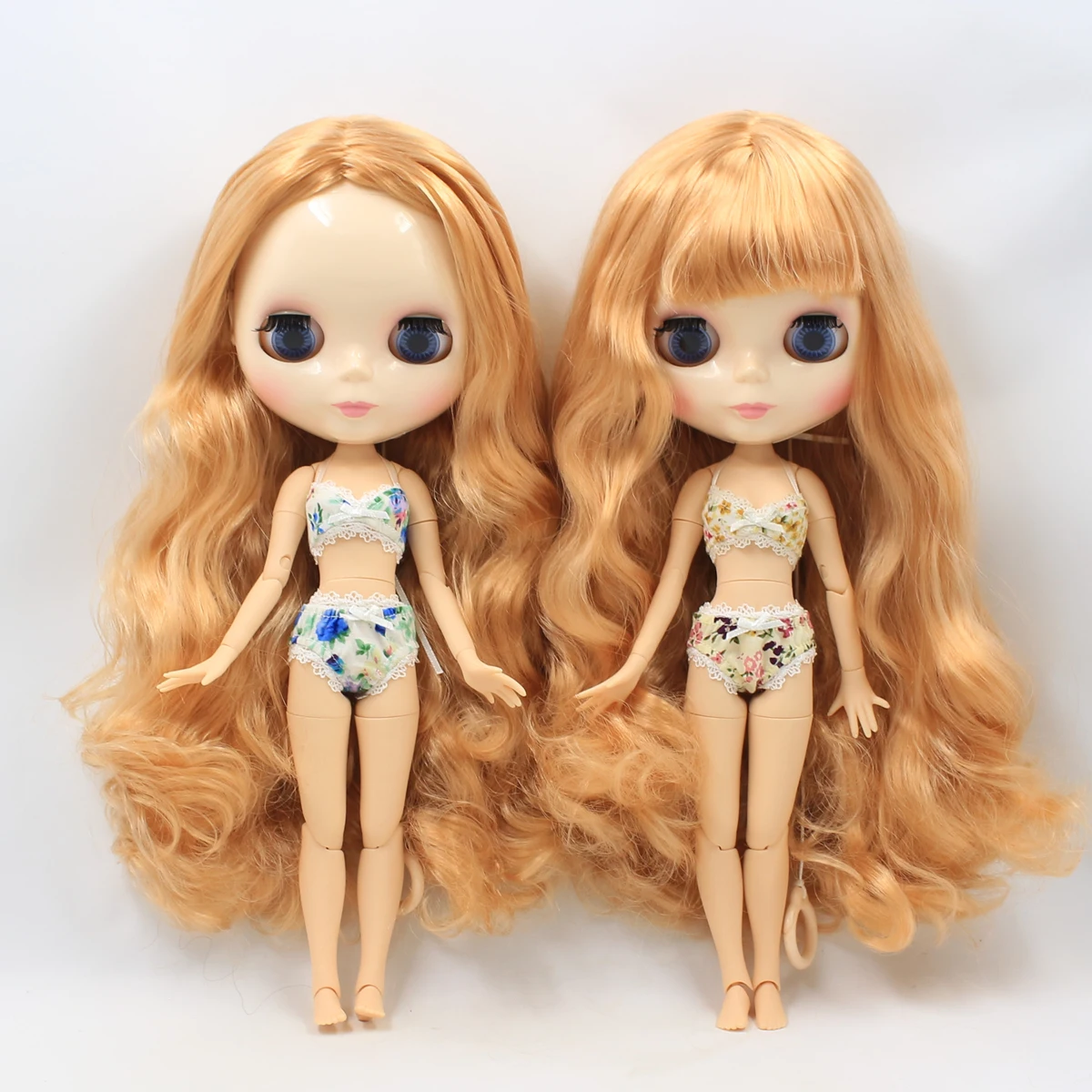 ICY DBS Blyth Doll toy 30cm bjd white skin joint body shiny face random eyes colors