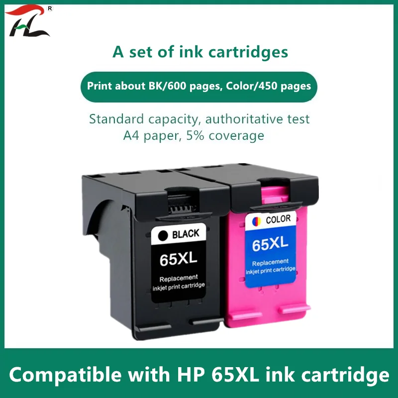 

Compatible with hp 65XL cartridge replacement 65xl hp 65 for hp DeskJet 3720 3722 3755 3730 3758 Envy 5010 5020 5030 5232 printe