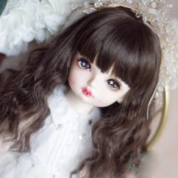 Perruque de cheveux ondulés pour jouet BJD, fil haute température, 1/3, 1/4, 1/6, 1/8