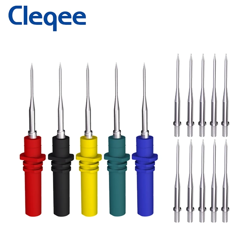 Cleqee P8002 HT307 Needle Back Test Probe Pin Screw Auto Diagnostic Test Handheld Oscilloscope Set Acupuncture Repair Tool