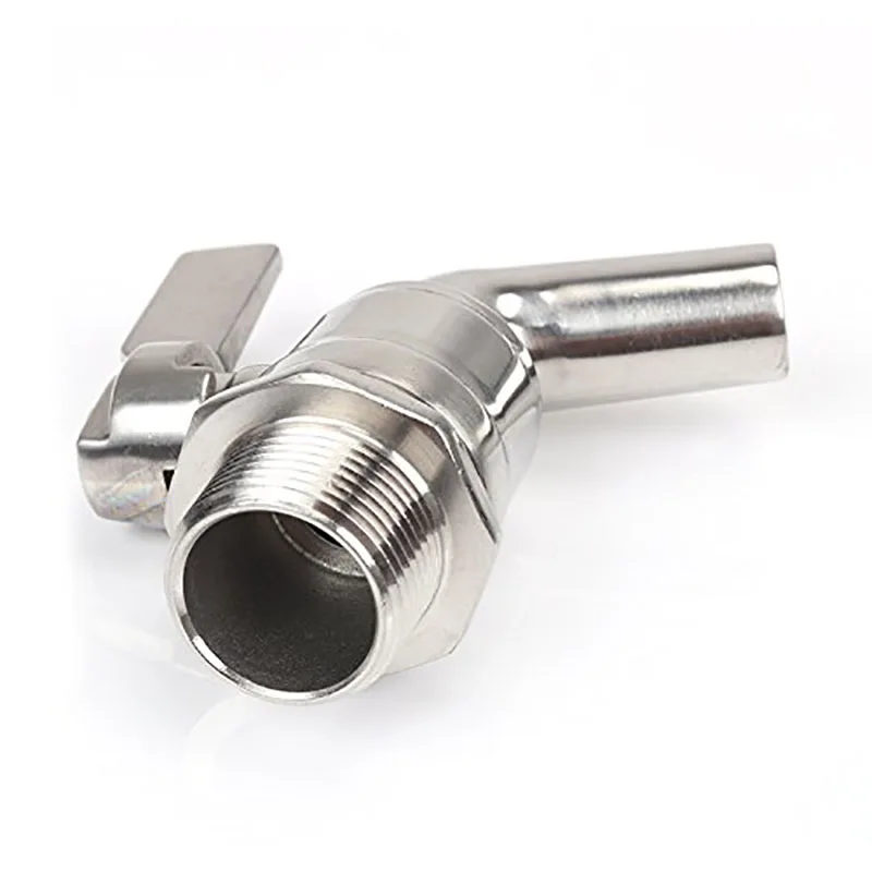 Edelstahl Bierfass Wasserhahn Wasserhahn 200psi für Homebrew Fass Fermenter Wein Bier Getränk Saft Spender Zapfen Getränk 1/2''