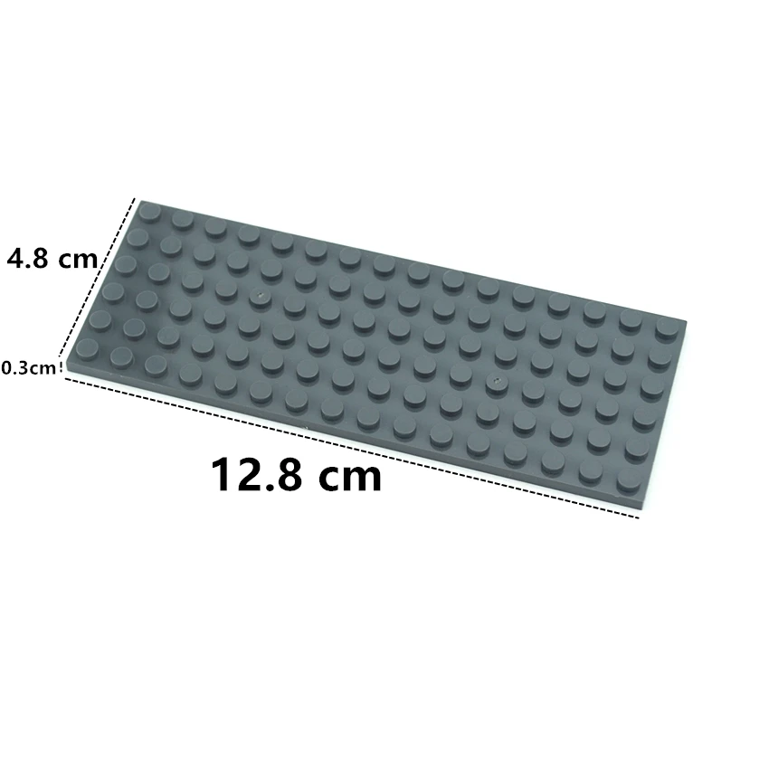 6Pcs Thin Plate Bricks 3027 Building Blocks 6x16 Dots DIY Educational Creative Assembles Particles Size Compatible With Toys