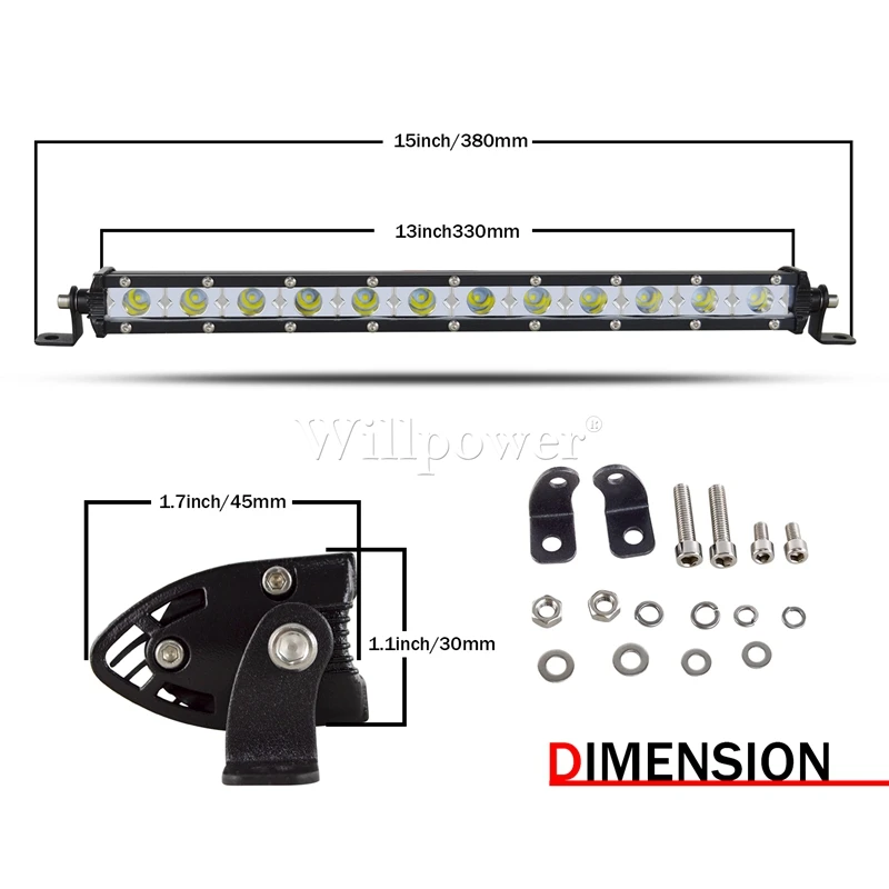 Offroad Car Light Bumper 60W 13