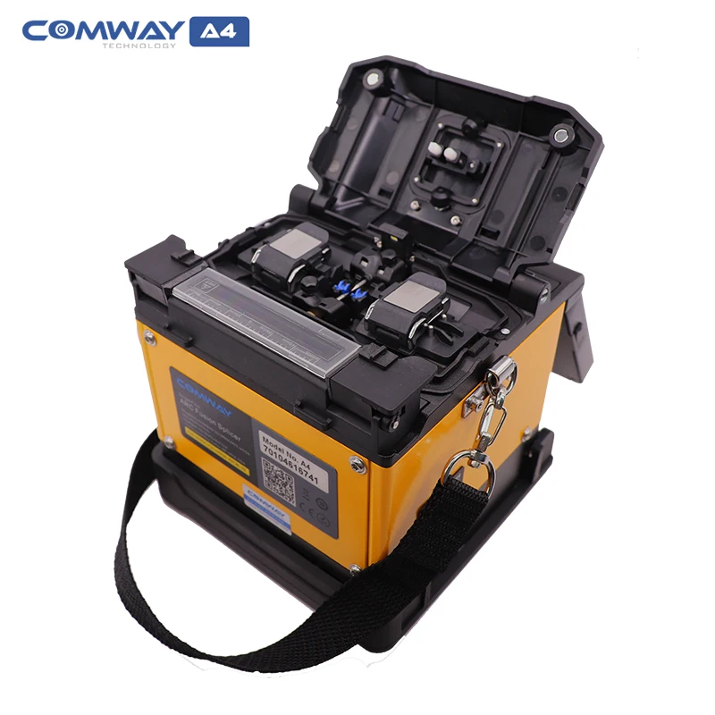 Comway A4 Glasvezel Automatische Intelligente Optische Fiber Fusion Splicer A4 Ftth Arc Meerdere Vezellasmechanisme Machine