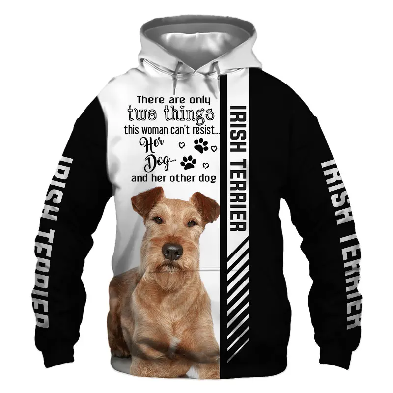 

Irish Terrier Dog 3D Printed Jacket Men/women Harajuku Hoodie Unisex Casual Streetwear Sweatshirt Pullover sudadera hombre J023