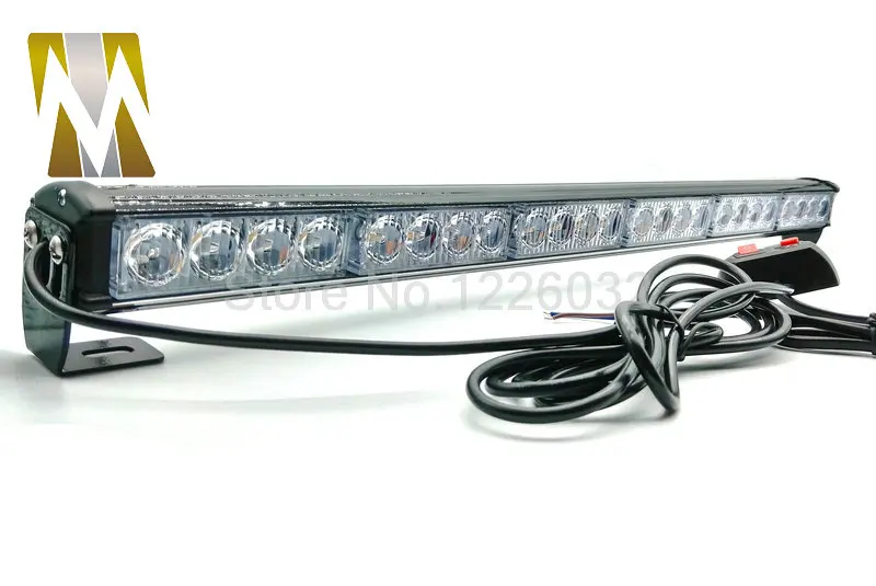 24 LED Car LED strobe light bar car warning light car flash lightbar led beacon high quality Traffic Advisors by DHL UPS EMS