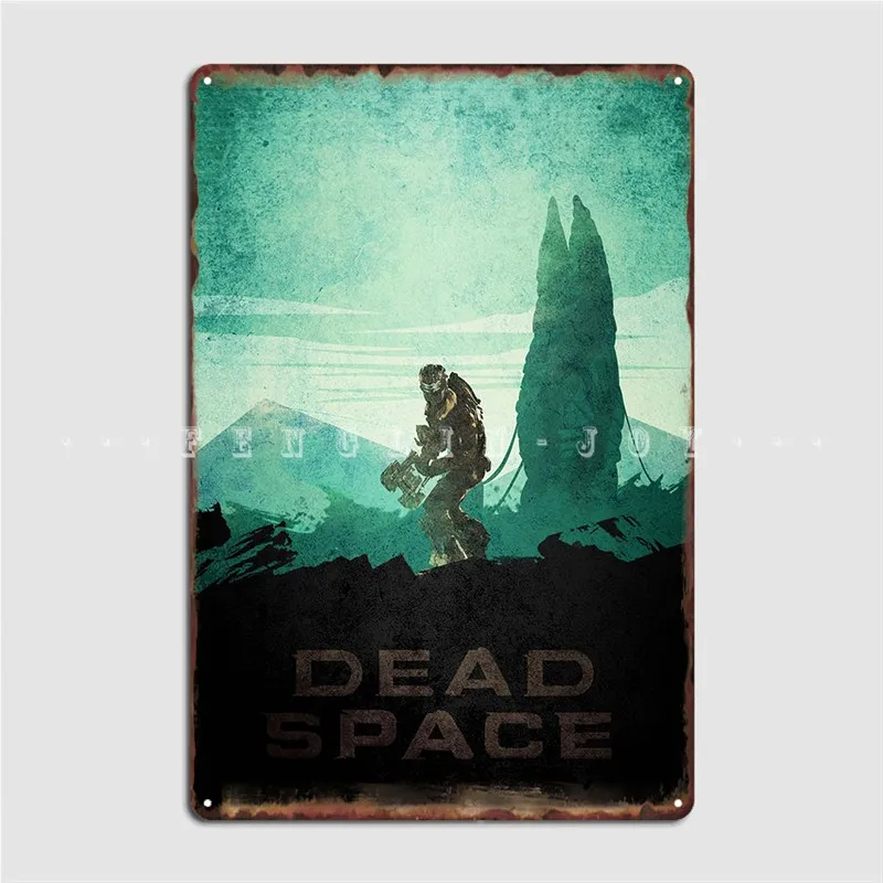 Dead Space Poster Metal Plaque Party Wall Cave Retro Painting Décor Tin Sign Posters