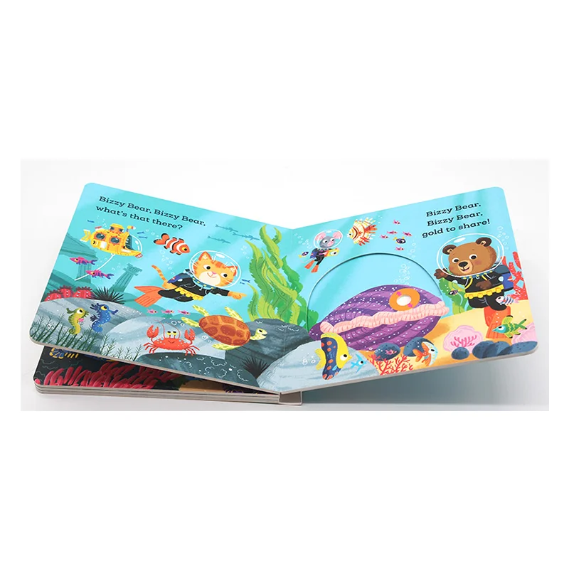 Bizzy Bear Deep Sea Diver English Picture Book Early Education Reading Enlightenment Book Children Toys