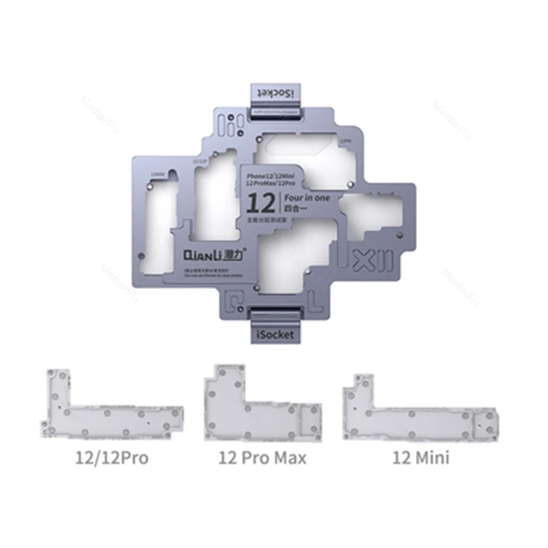 

Qianli iSocket 12 Series 4 in 1 Motherboard Layered Test Stand for iPhone 12/12Pro/12Pro Max/12 Mini Logic Board Test Fixture