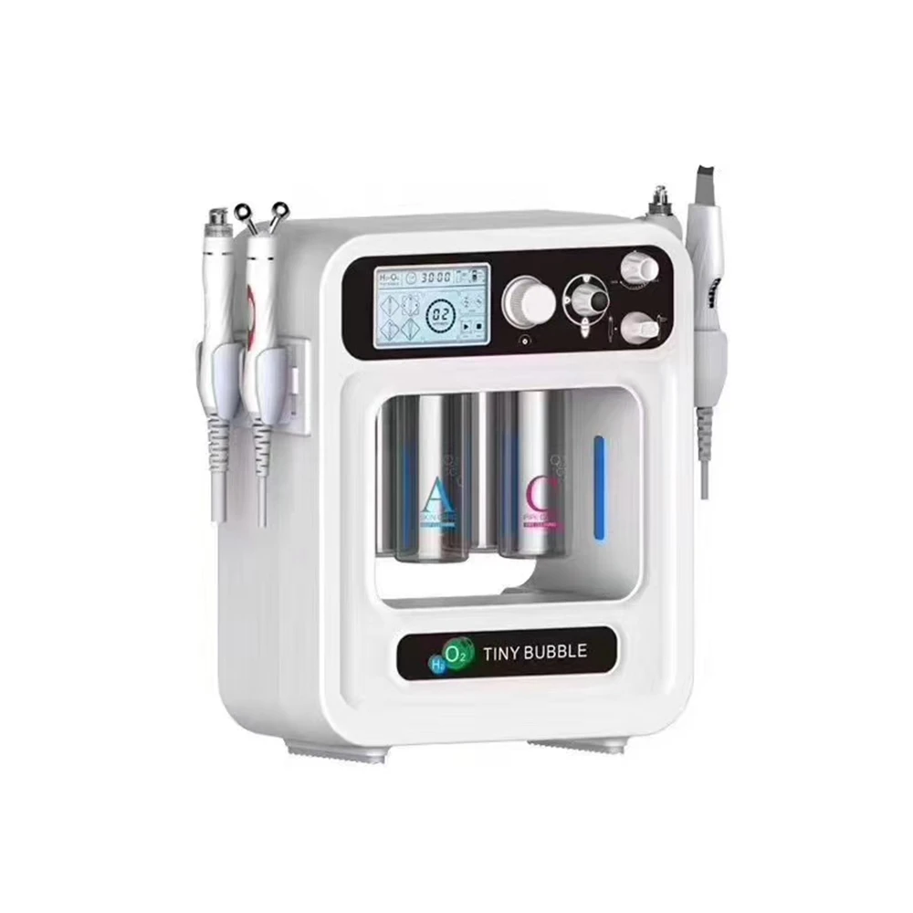 4in1 Hydra Dermabrasion Bio-lifting Spa Facial Machine Water Oxygen Jet Hydro Diamond Peeling All In One Beauty Equipment