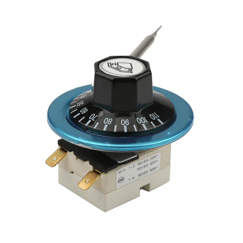 Ego 30110 Thermostat Termostato Mecânico para Elemento de Aquecimento-controlador de Temperatura Capilar Interruptor Térmico Líquido 55.13022.050
