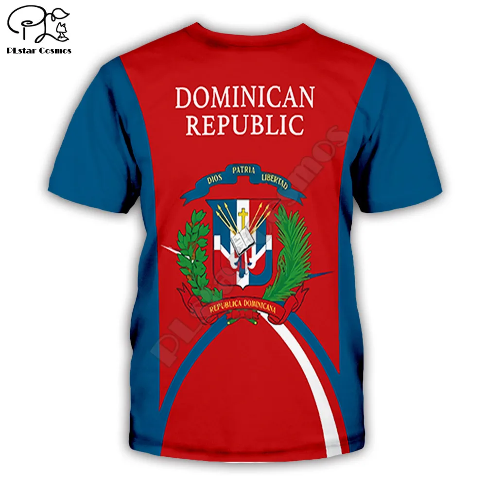 dominican republic 3D full printing fashion t shirt Unisex hip hop style tshirt streetwear casual summer drop shipping