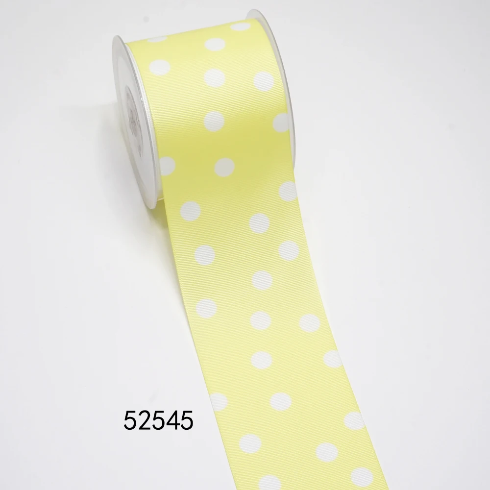 DIY Cartoon Dot Printed Grosgrain Ribbon For Craft Supplies Sewing Accessories 5 Yards. 51628