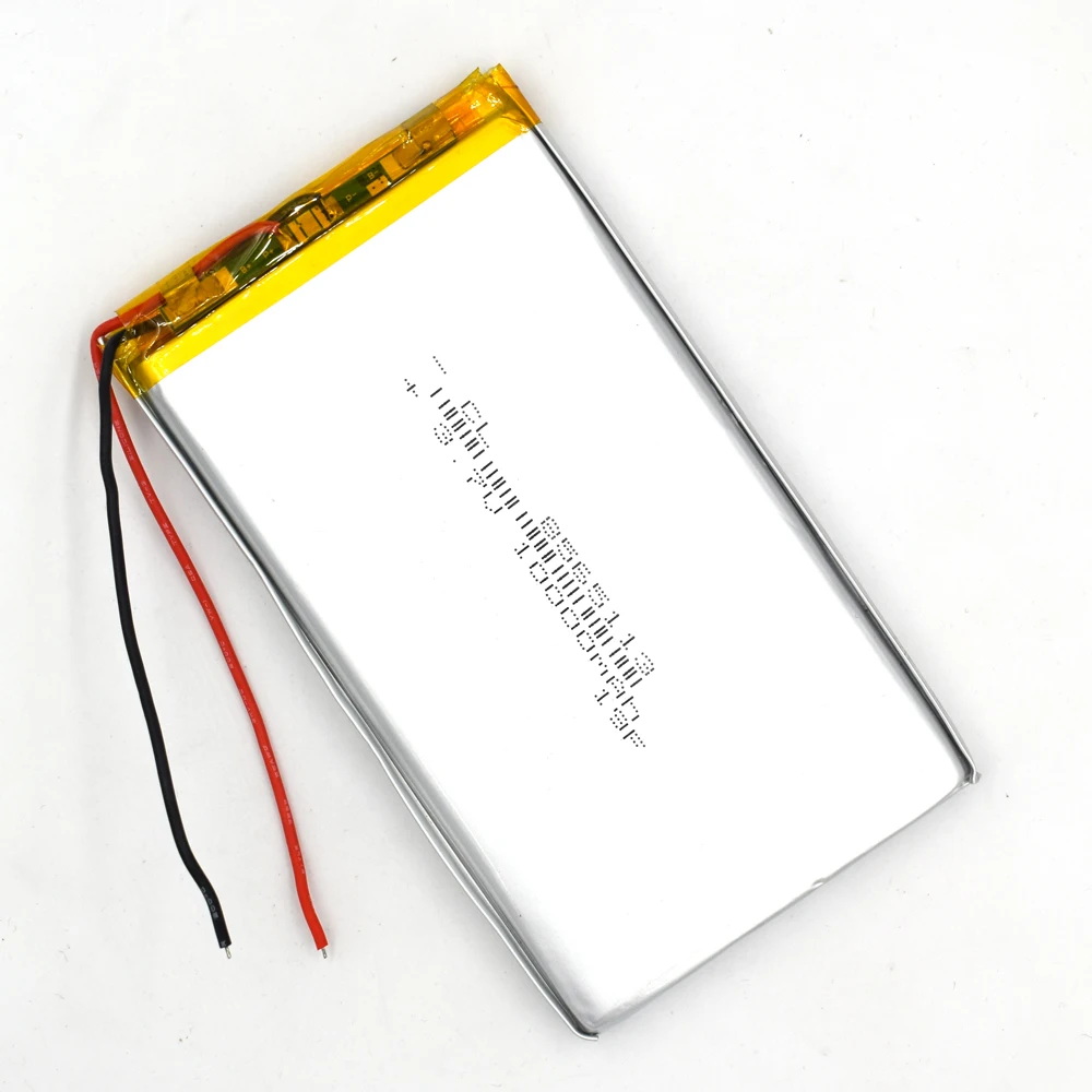 10000Mah Rechargeable 3.7V 8565113 Polymer Lithium Battery for Psp Navigation Ebook Gps Speaker Notebook Powerbank Portable