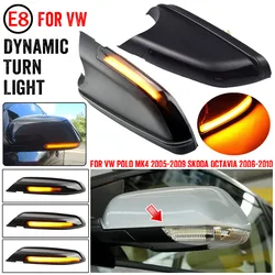 폭스 바겐 폴로 mk4 9N3 FL Vento Skoda Octav 2X Led 사이드 윙 미러 다이나믹 턴 시그널 라이트 표시기 리피터 램프