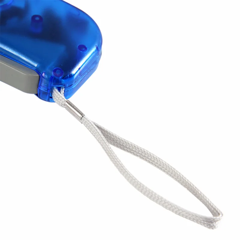 ABS Emergency Mini Self-charging Hand Pressing 3 LED Hand Crank Flashlight Camping Lights Manual Generator Torch Light