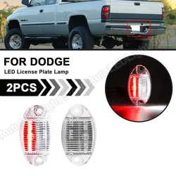 2Pcs For 1994 1995 1996 1997 1998 1999 2000 2001 2002 DODGE RAM 1500 2500 3500 Pickup LED License Plate Light Number Plate Lamp