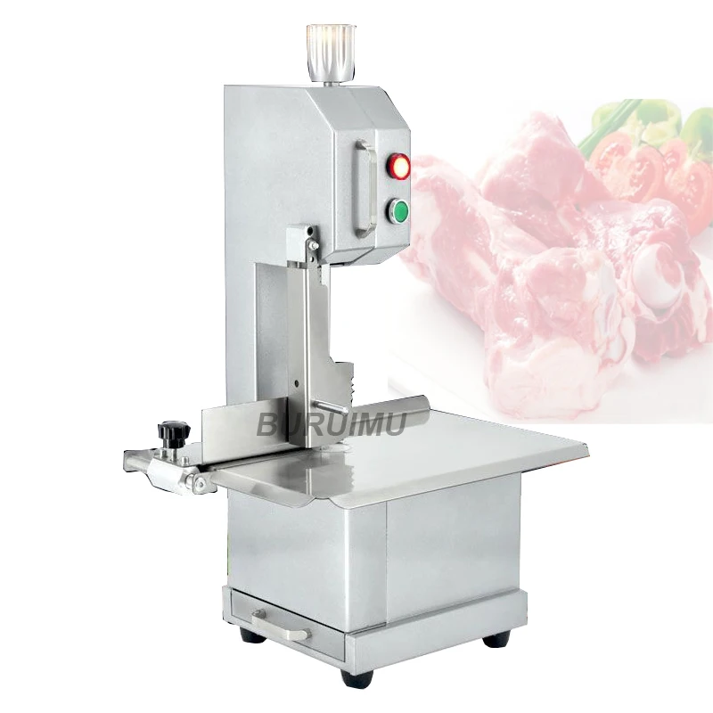 Commercial Meat Saw Band Bone Cutting Machine Electric Bone Saw Machine Kitchen Chicken  220V Fish Meat Bone Cutting Machine