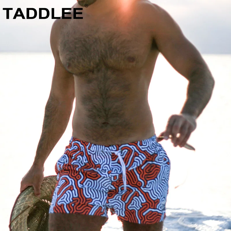 Taddlee Sexy Men's Beach Board Shorts Swimwear Swimsuits Swim Surf  Trunks Bikini