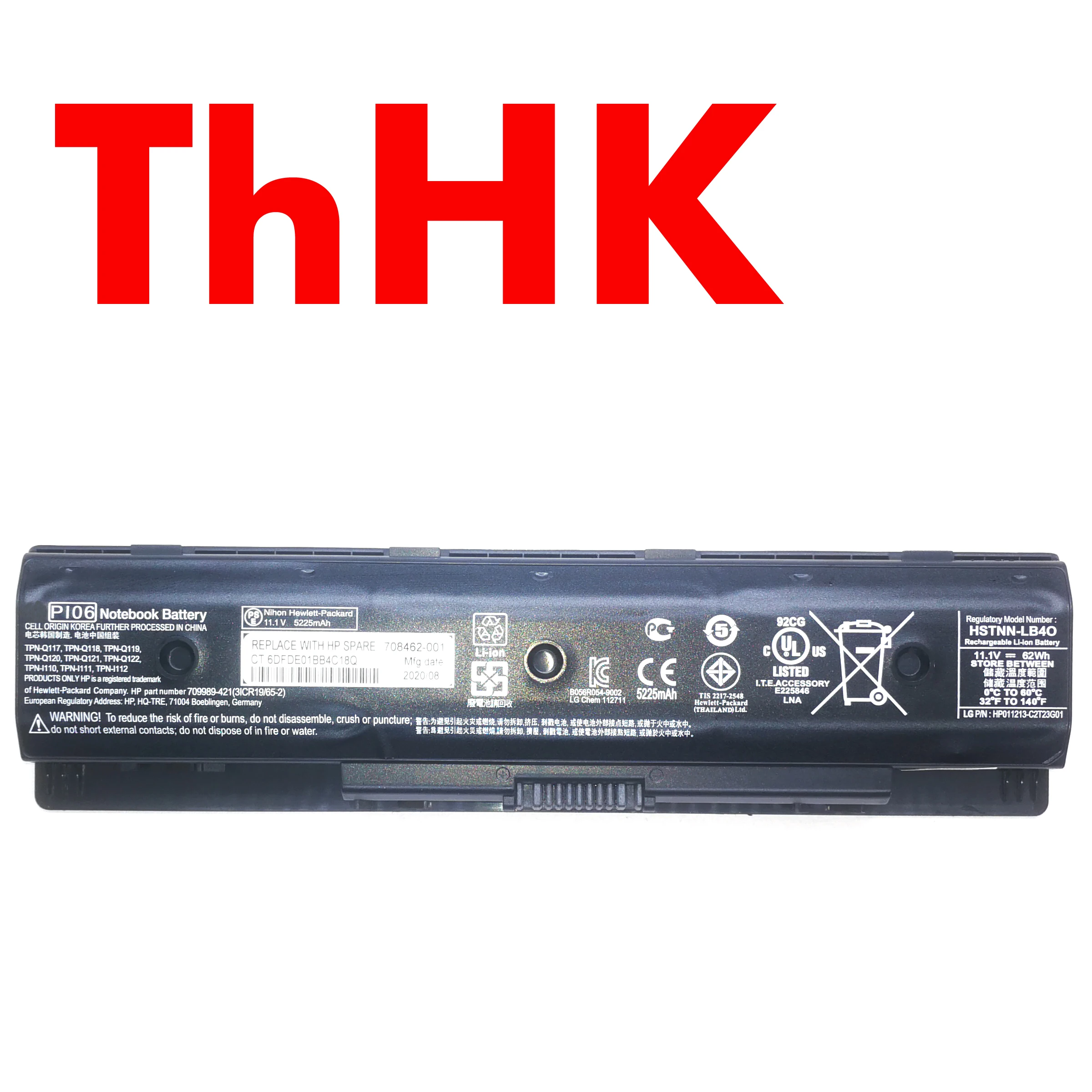 Genuine Original 47Wh P106 PI06 HSTNN-LB4O Laptop Battery For HP Envy 14t 14z 15 15t 15z 17 17t M7 M7t M7z TouchSmart Pavilion