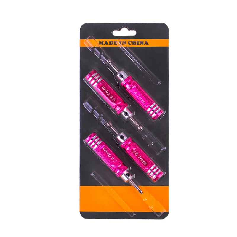 RC 모델 자동차 도구에 대 한 4pcs 철강 4.0/4.7/5.7/6.7mm 볼 헤드 리머 드라이버 수리 도구 키트