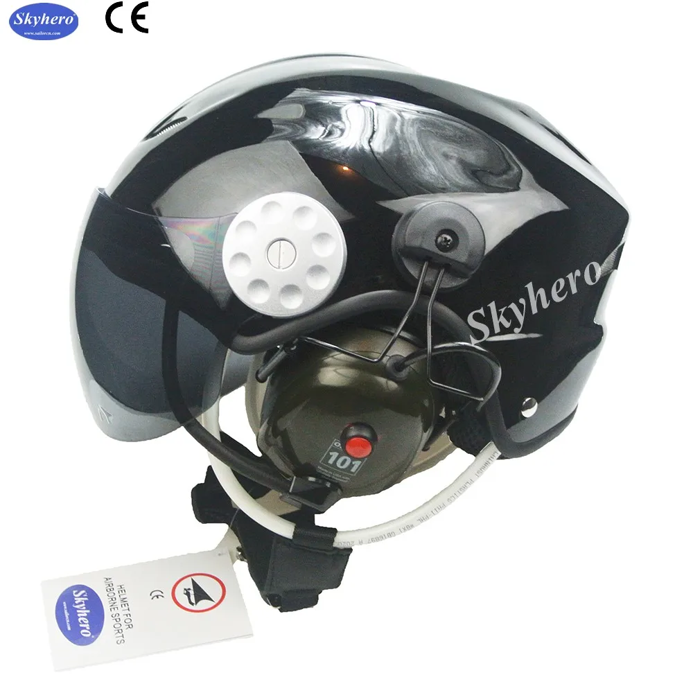 Powered Paragliding Helmet with Noise Canceling, EN966 Certification, Paragliding Helmet