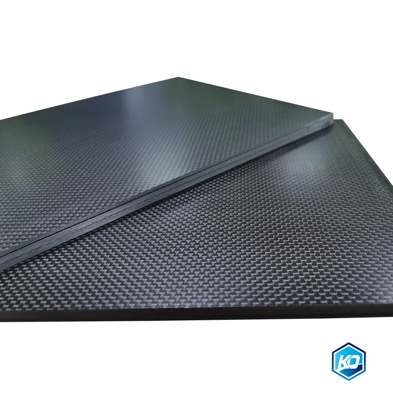 0.5-6MM 125X75 mm 3K plain Matte glossy  Carbon Plate Panel Sheets High Composite Hardness Material Anti-UV Carbon Fiber Board