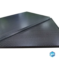 0,5-6MM 125X75mm 3K hojas de Panel de placa de carbono brillante mate liso Material de alta dureza compuesta tablero de fibra de carbono Anti-UV