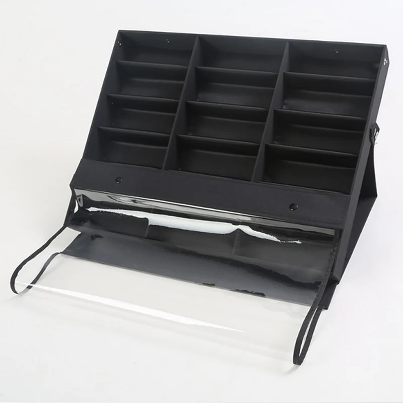 Big Size Glasses Display 18 Slot Grids Eyeglass Sunglasses Storage Box Collector Stand Case Holder Glasses Makeup Organizer