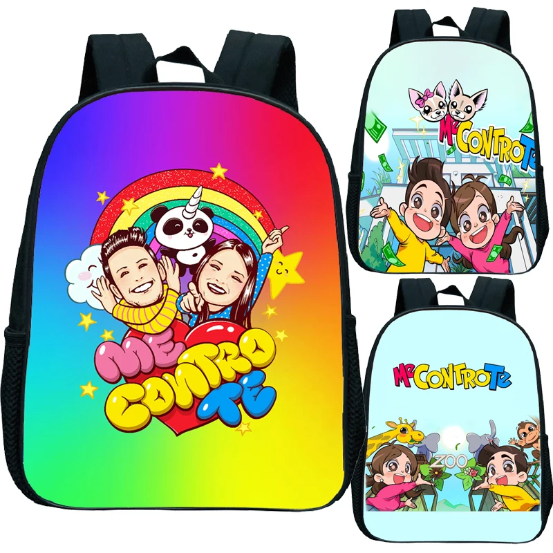 

Детский мультяшный рюкзак для мальчиков и девочек, мини-рюкзак с принтом «я против меня» для детского сада, аниме