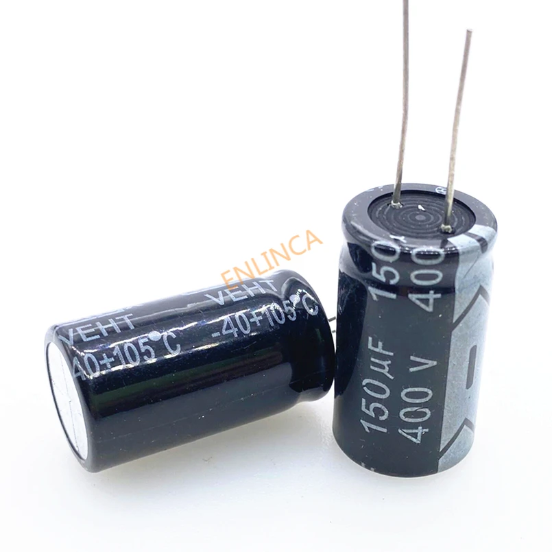 2pcs/lot 150UF 400V 150UF Aluminum Electrolytic Capacitor Size 18*30mm T23 20%